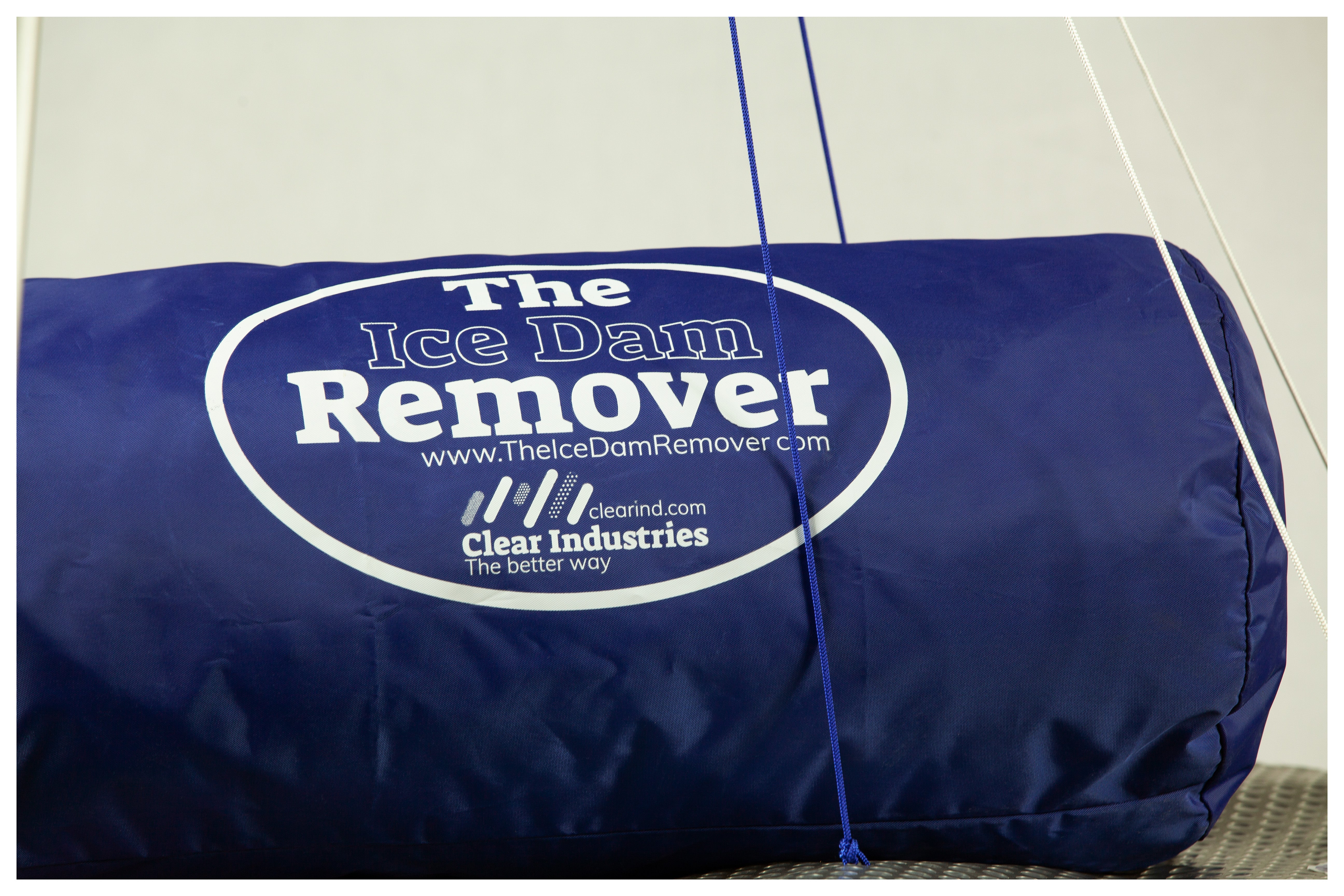 The Ice Dam Remover storage bag.